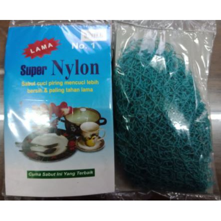 Sabut Cuci Piring Super Nylon bahan Jaring/Jala / Spon cuci piring nilon