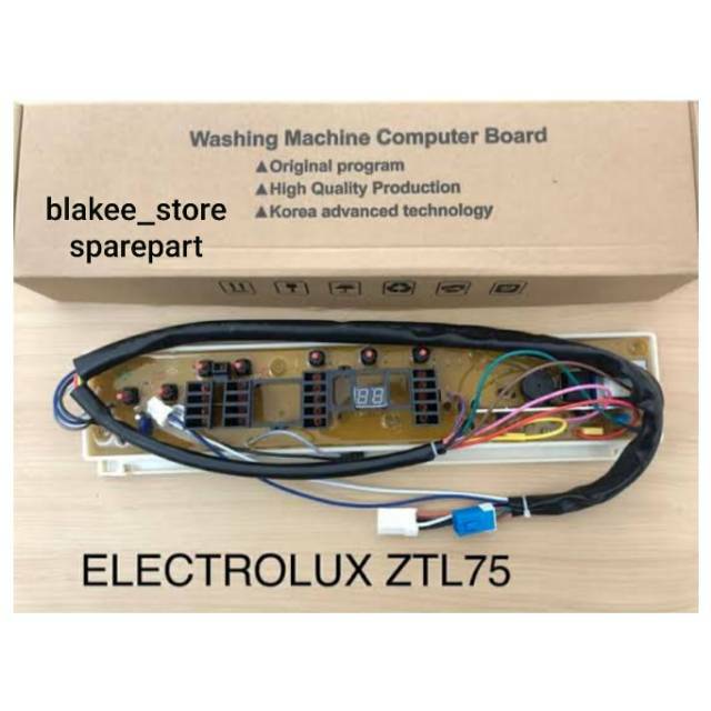 MODUL PCB MESIN CUCI ELECTROLUX  EWT704S  EWT7042S  EWT854 part code ZTL 75