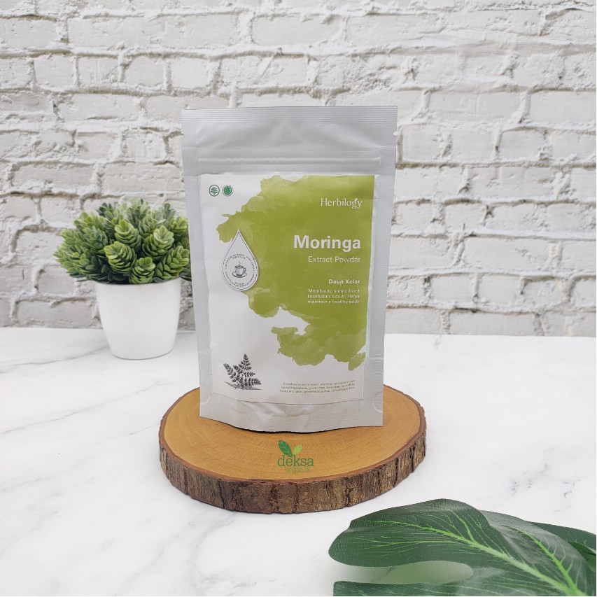 

Herbilogy Moringa Extract Powder / Herbilogy Daun Kelor Bubuk