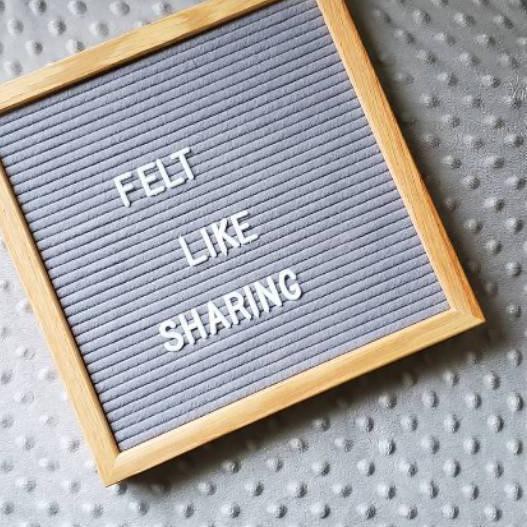 

☊ Letter Board SET LENGKAP / Felt letter board / DIY papan huruf GRAY ♕