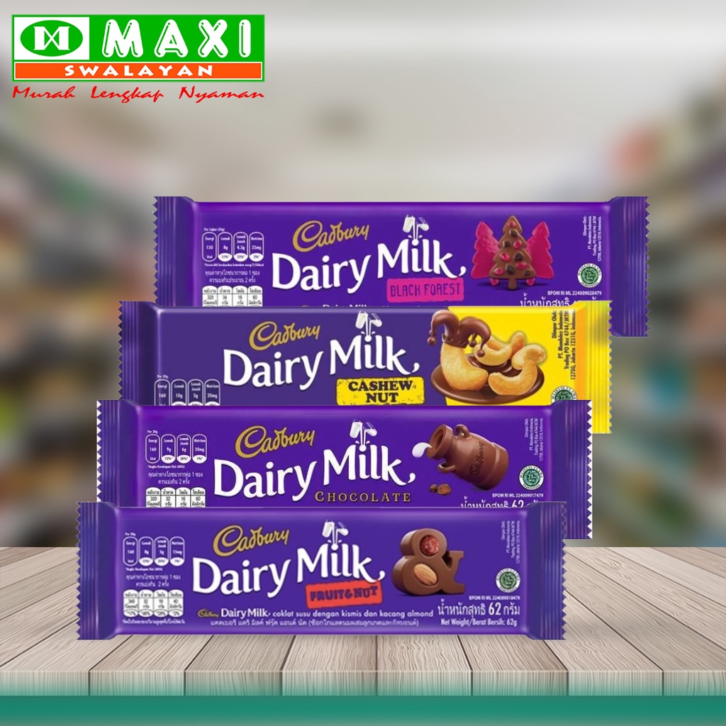 

Cadbury Dairy Milk 62gr