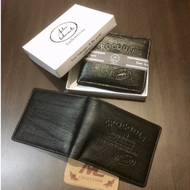 [[antonHilmanto]] Dompet Lipat Pria Bahan Kulit Sintetis Lokal Bona Urat Kayu #Dompet #DompetPria #DompetLipat #DompetCowok