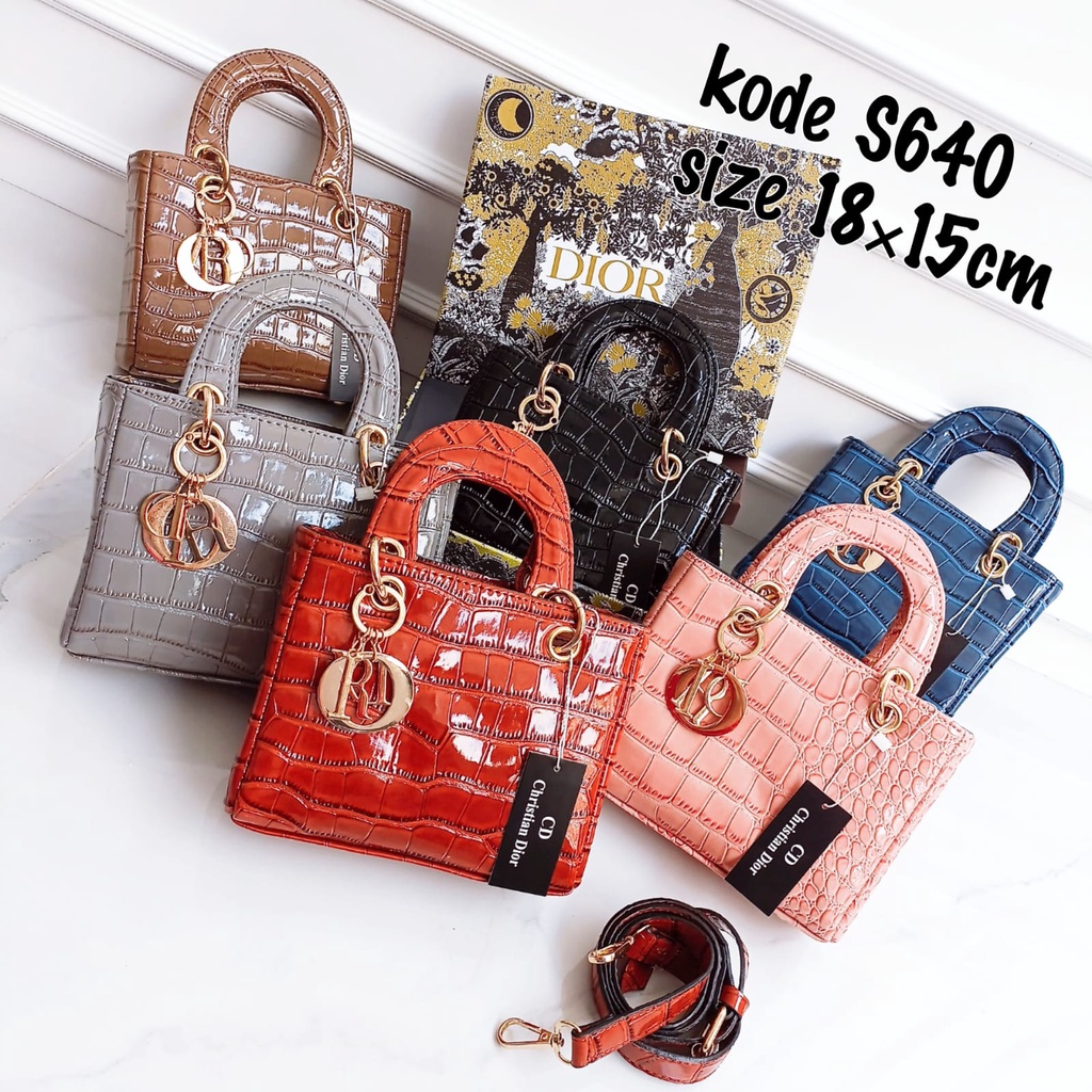 GROSERBA GROSIR TAS BRANDED FASHION IMPORT S640 WANITA FREE BOX