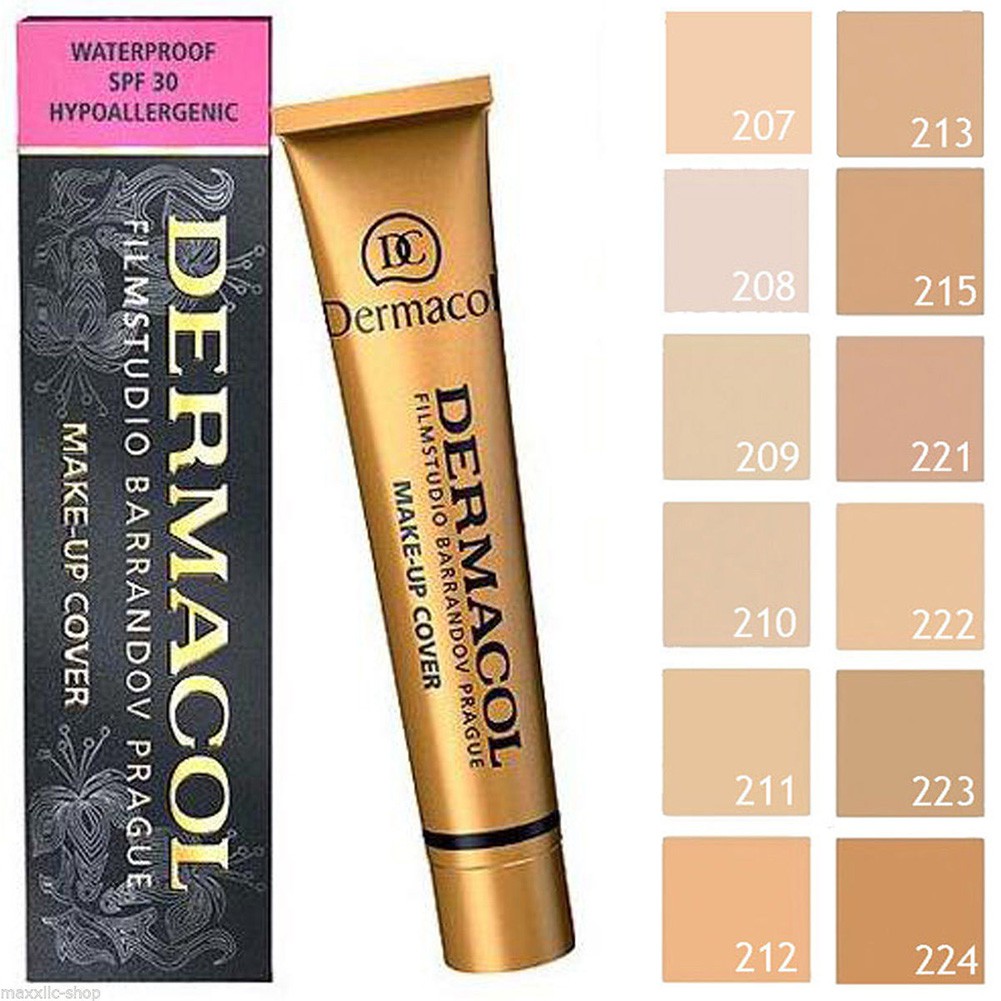 Foundation Dermacol Make Up Cover Original Shopee Indonesia