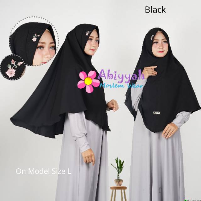 Khimar Wollycrepe Caltri Syari