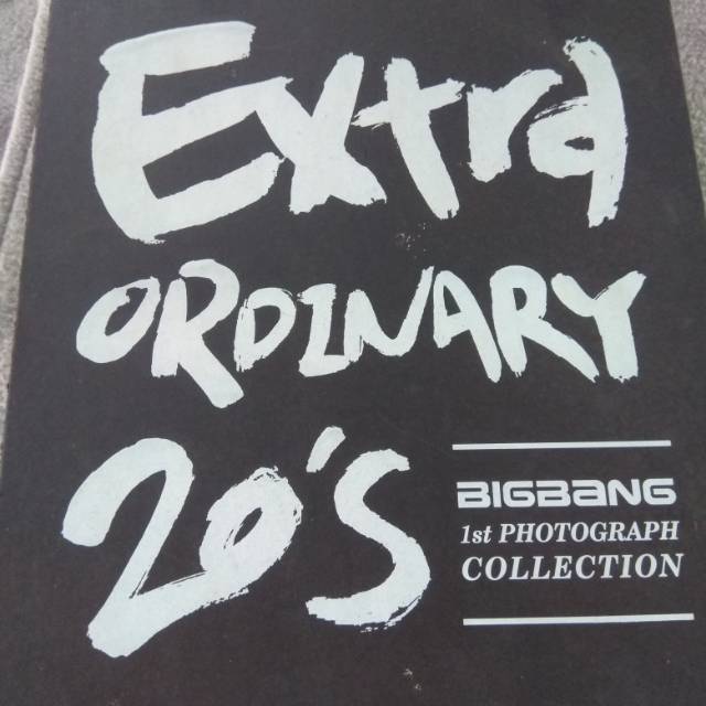 [READY STOCK] BIGBANG FIRST PHOTOGRAPH COLLECTION EXTRAORDINARY 20'S KOREAN VERSION