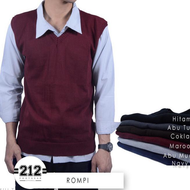 Cme6 Rompi Rajut Vest Rajut Cowok Sweater Rajut Cowok Sweater Pria Rajut Xkje