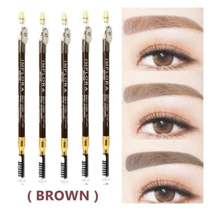 CS1 IMPLORA Pensil Alis / Eyebrow Pencil Original Bpom-calistha store1 COD