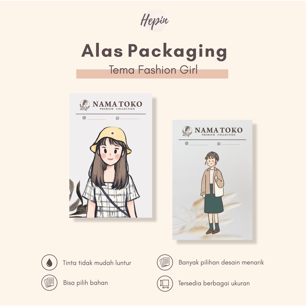 

alas packging FASHION GIRL/lucu/murah/olshop