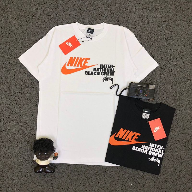 KAOS NIKE X STUSSY PRIA - TSHIRT NIKE STUSSY FULL TAG - BAJU PENDEK COWO CEWE