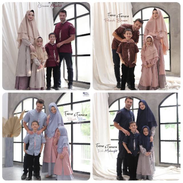 FAMILY SET FAIRUZ & FAIRUZIA BY AHZARAYY