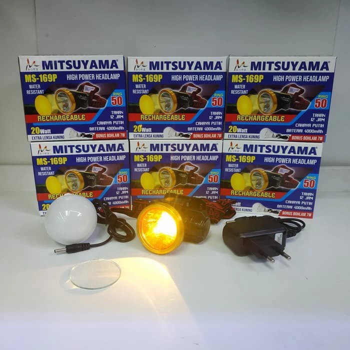 COD headlamp senter kepala mitsuyama ms-169p 20 WATT