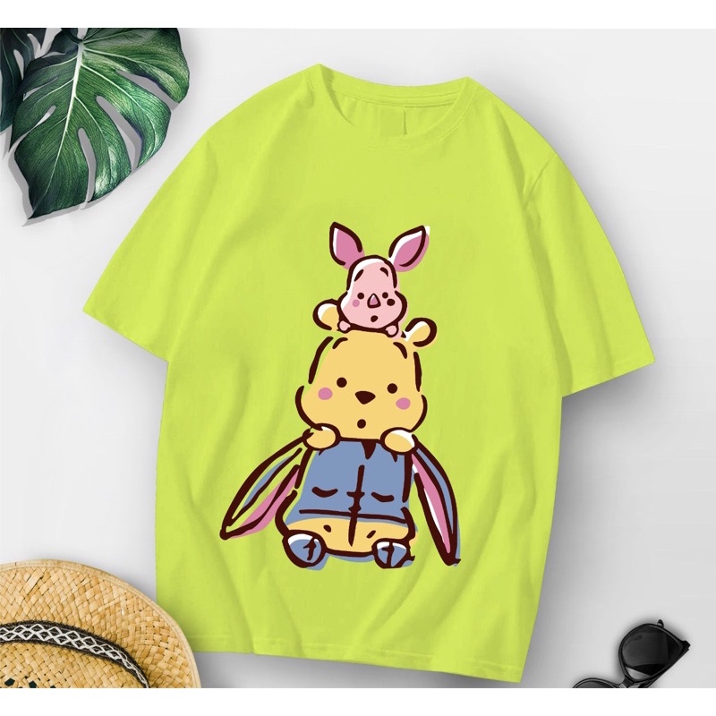 Baju kaos oversize xl tee tshirt cewe wanita dewasa remaja abg motif terbaru-Disney