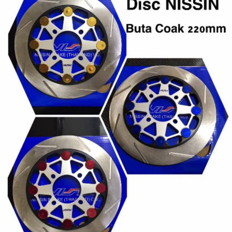 Disc Nissin UK 220 coak buta Piringan Cakram Disc Disk 220mm universal semua motor