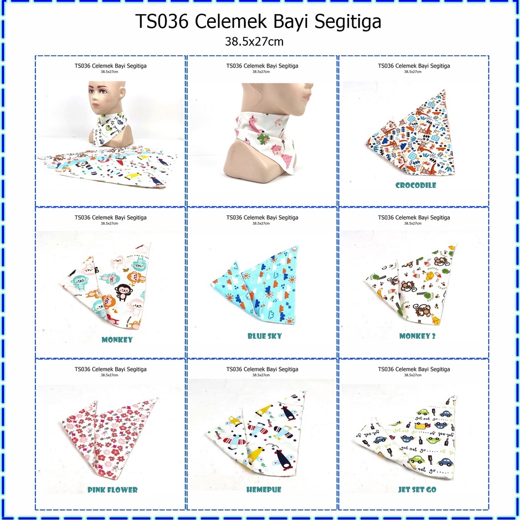 TS036 Celemek Bayi Segitiga