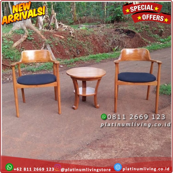 Kursi Teras Jati Minimalis Kursi Teras Modern Kursi Teras Jati Jepara Platinumliving Furniture Indon