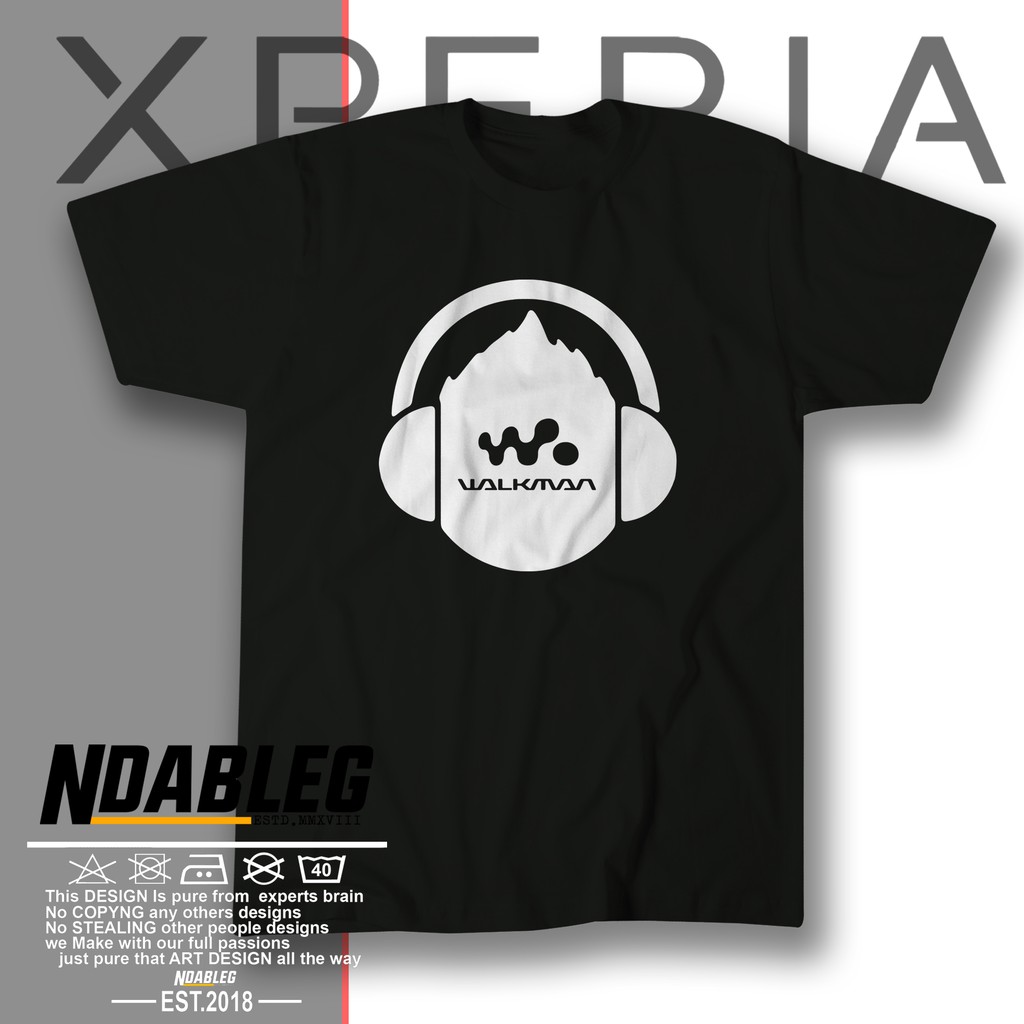 kaos sony xperia walkman sony walkman
