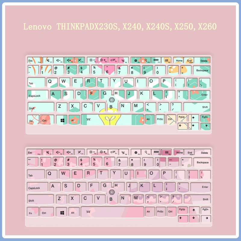 Film Pelindung Debu Keyboard Motif Kartun Bunga Untuk Lenovo THINKPADX230S X230S X240 X240S X250 X260 X280 X380 X90X390