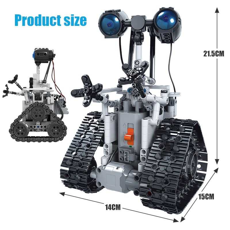 GIJ - ZKZC Building Blocks Mainan Remote Control Robot 408PCS