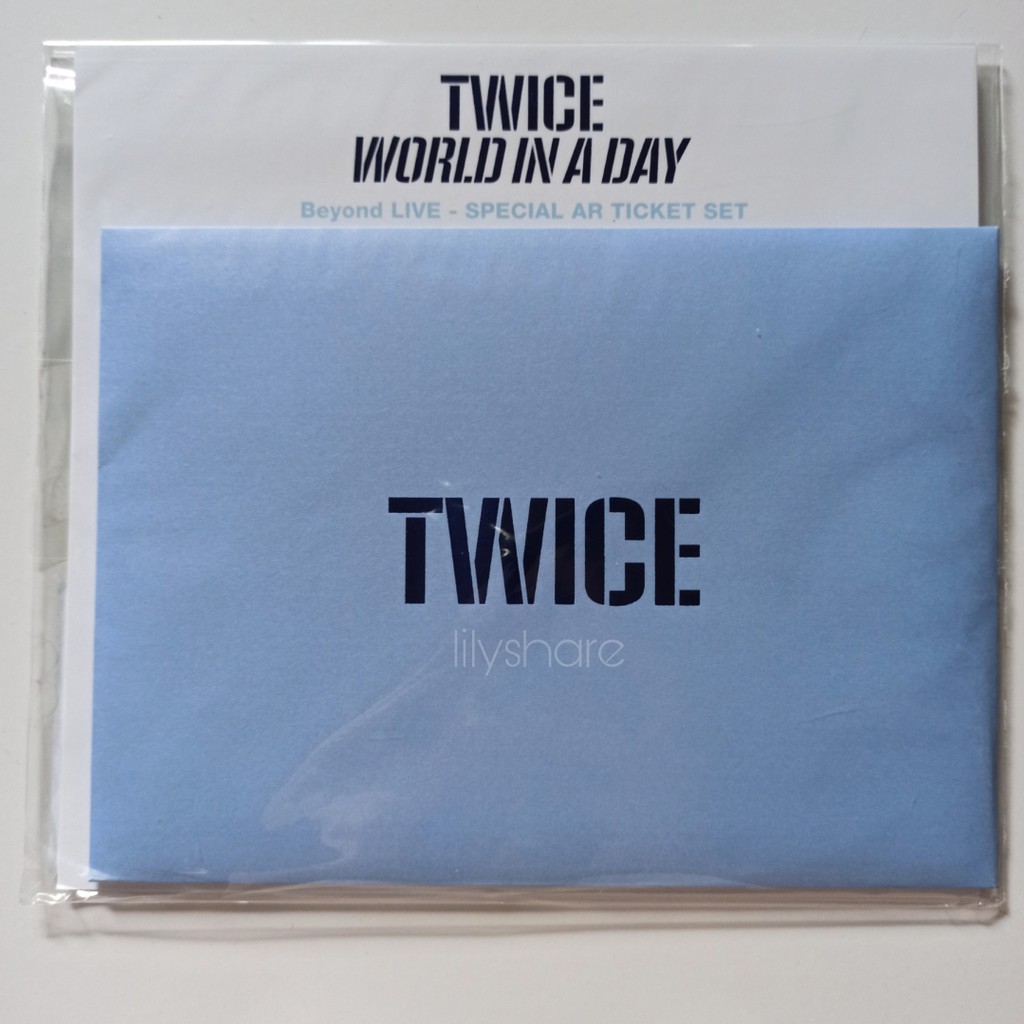 TWICE Nayeon Special AR Ticket Set World in A Day Official Photocard
