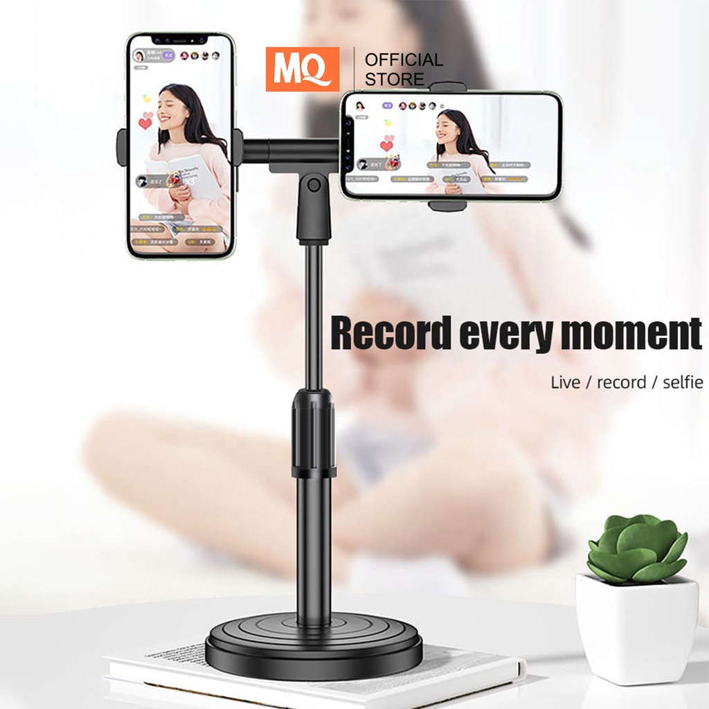 MQ Desktop stand 360 Degree Rotating mobile phones holder Live Broadcast Stand Lazy Mobile Phone Holders magnetic car phone holder