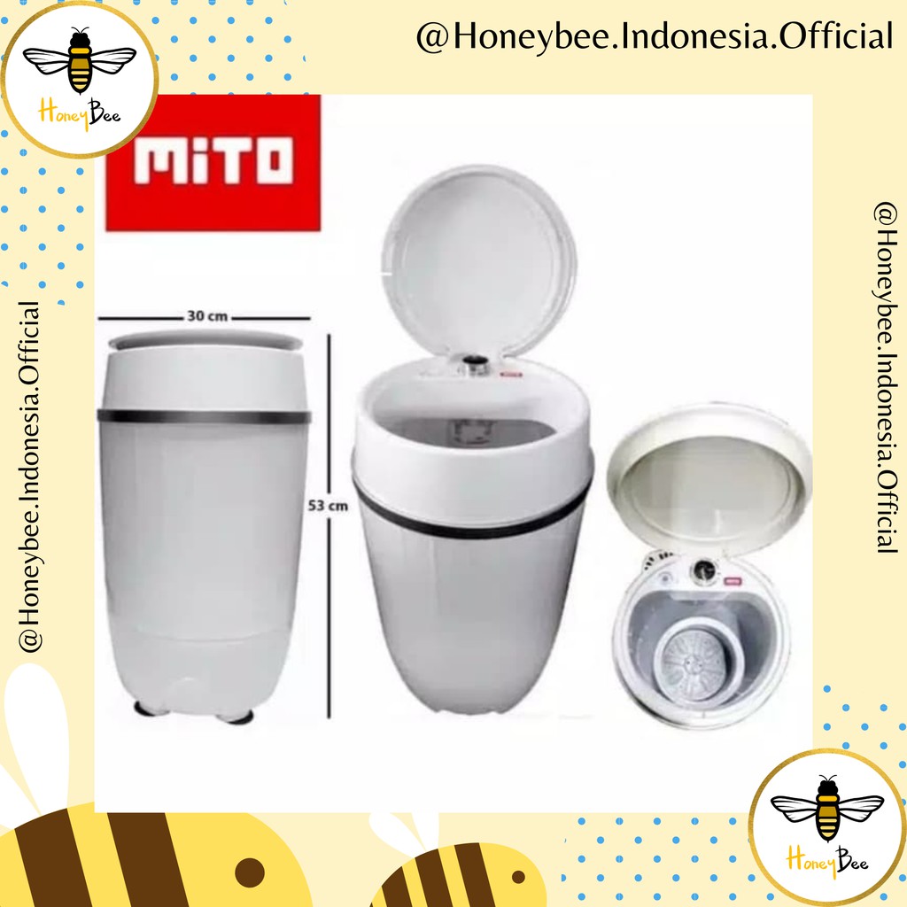mesin cuci portable mini mito wm1   wm 1   garansi resmi