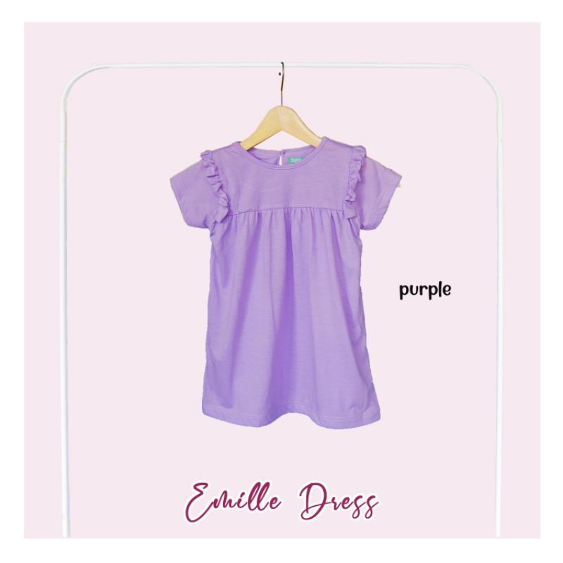 Emille Dress Simple Anak Perempuan
