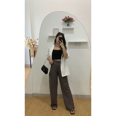 Yuniglo pants - Celana kulot highwaist