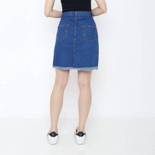 Rok Jeans Span Midi Alenka rok jeans wanita rok denim Rok Jeans Span Midi Alenka rok jeans wanita rok denim
