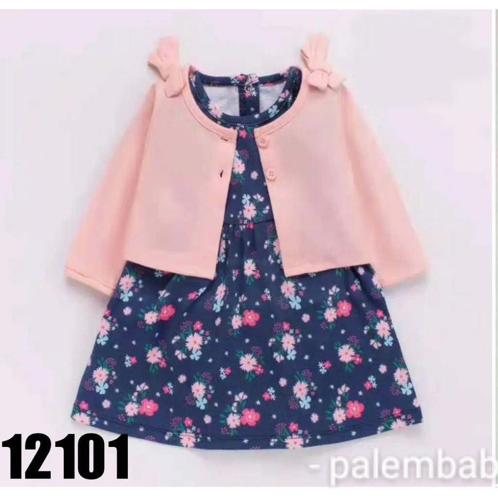 Catell Love Baju Dress Baby Balita Perempuan