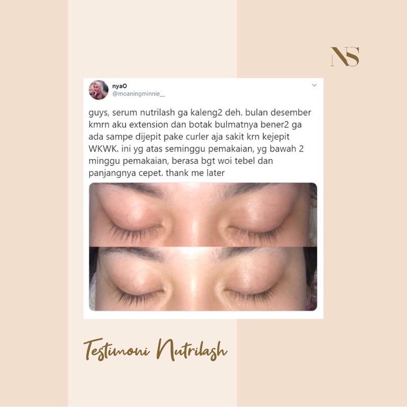 [BARU] NUTRILASH NUTRISHE KEMASAN BARU MASCARA JAKARTA PENUMBUH ALIS BULUMATA AMPUH BPOM AMAN HALAL