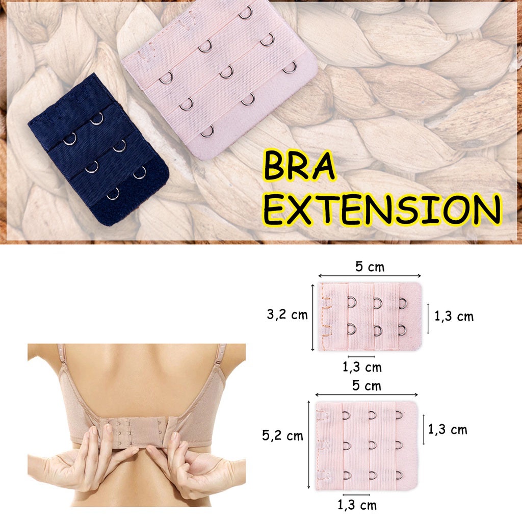 IL - BRA EXTENSION 2 &amp; 3 KAIT SAMBUNGAN KAIT BRA | kait BH Ibu Hamil Menyusui Sambungan Bra | BRA EXTENDER