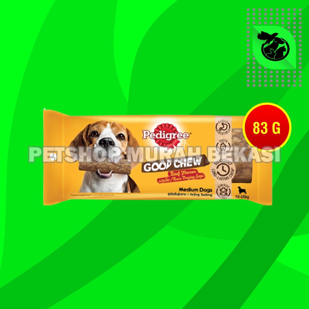 Pedigree Chew Makanan Cemilan Anjing Dog Snack Beef