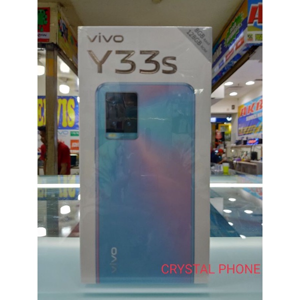 Vivo Y33s ram 12gb(8+4gb extended)/128gb Baru Garansi resmi vivo.bisa kirim grab/gosend