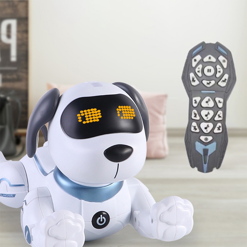 Mary Remote Control Anjing RC Robot Stunt Puppy Dancing Programmable Untuk Mainan Pintar Hadiah Interaktif