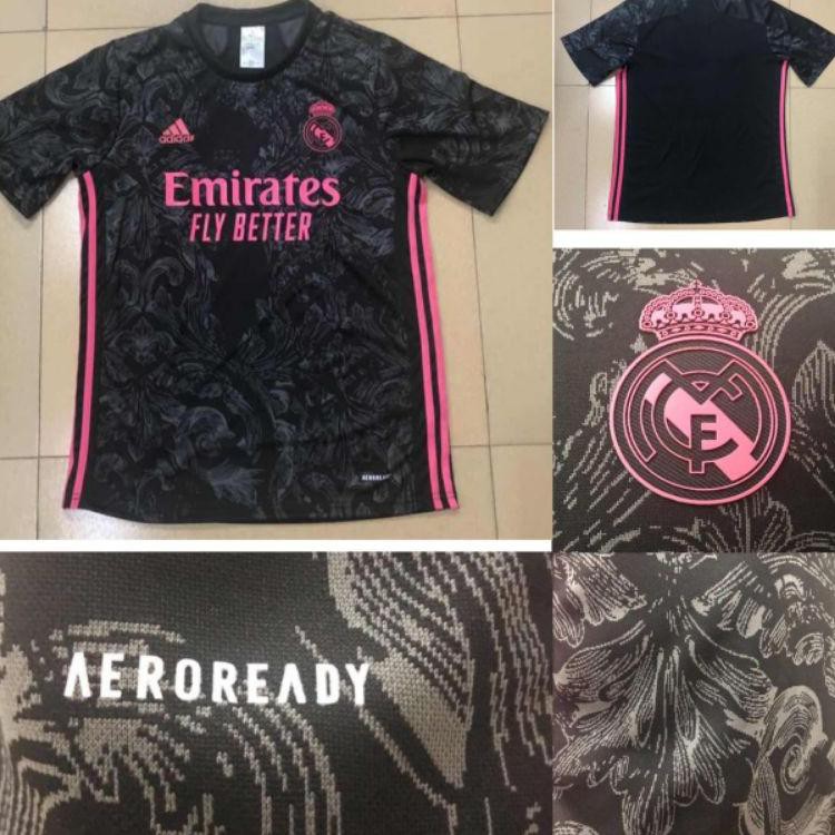 Jersey Real Madrid 3rd NEW 2020/2021 Fly better Hitam grade ori official (KODE 485)