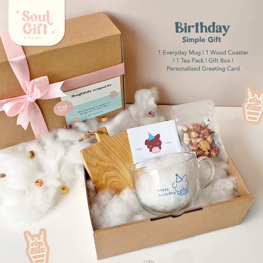 Birthday Gift Set | Birthday Package | Hampers Kado Ulang Tahun | Paket Hadiah | Paket Ulang Tahun | Hampers Scented Candle | Reed Diffuser Premium | NEW Gift Package - Soul Gift by Suka Home |
