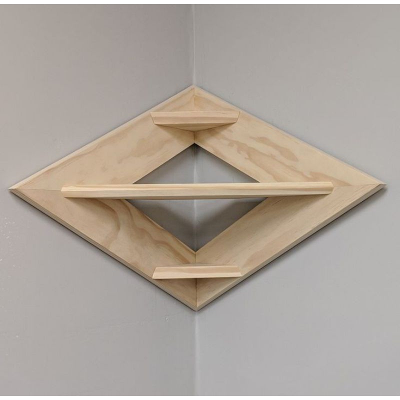 Rak dinding, Rak Kayu, Hiasan dinding