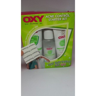 cara pakai oxy acne control starter kit