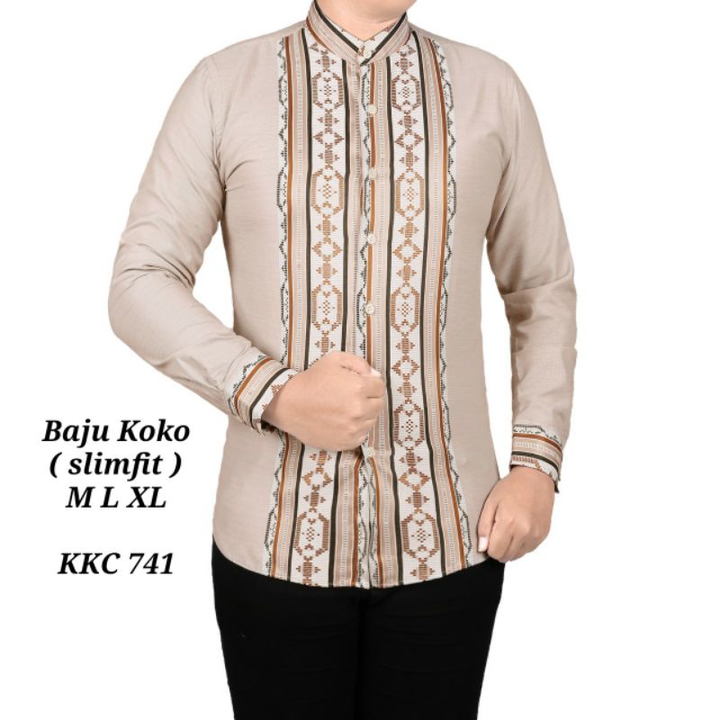 BAJU KOKO MEWAH KUALITAS PREMIUM POLA SLIMFIT