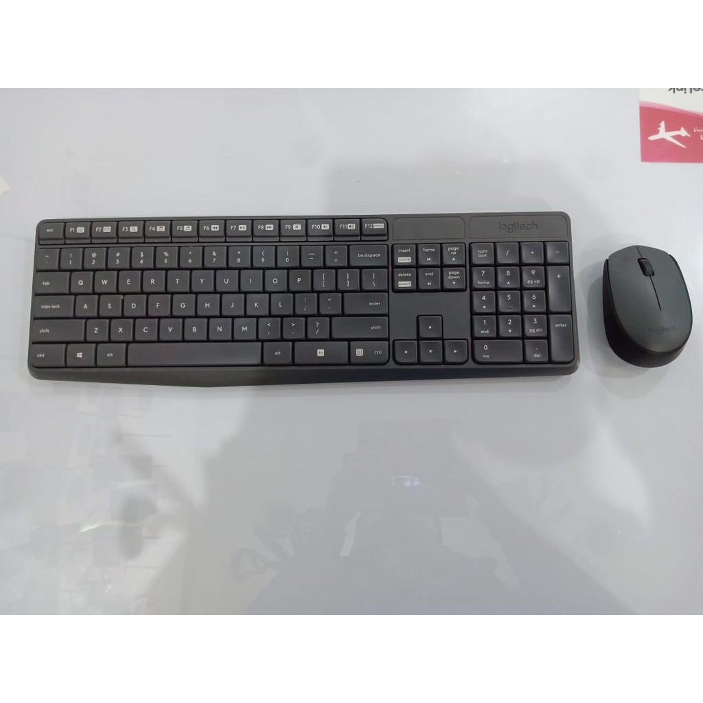 Logitech MK235 Wireless Combo Mouse & Keyboard BEKAS