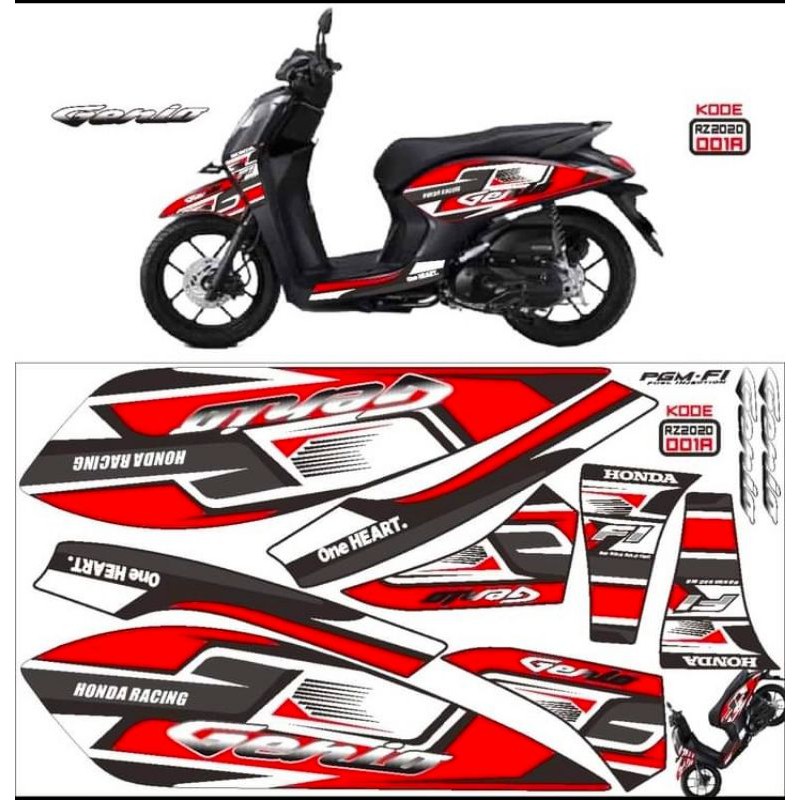 striping variasi honda genio / decal genio / honda genio / stiker genio