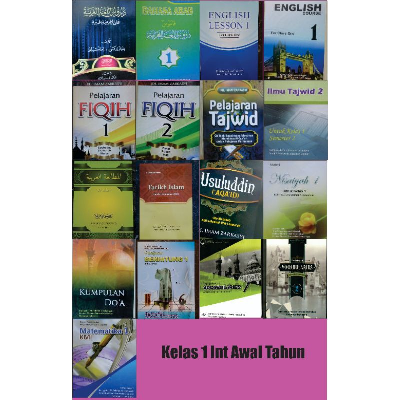 Buku Paket KMI GONTOR Kelas 1 Int Awal Tahun