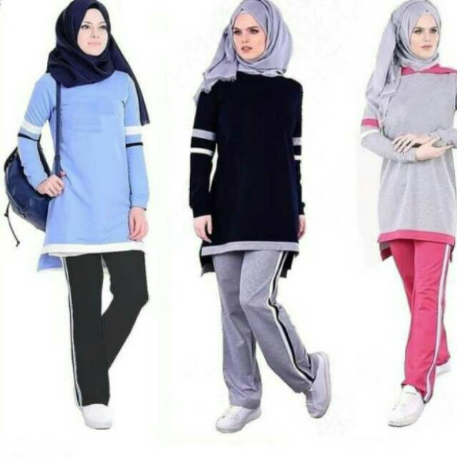 Jual BAJU OLAHRAGA MUSLIMAH RFN005 | Shopee Indonesia