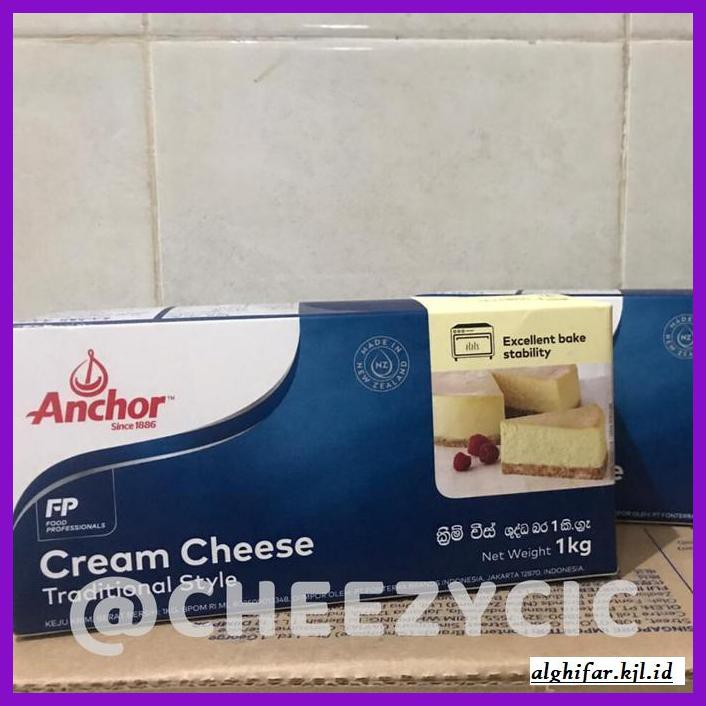 

Ujekujek- Cream Cheese Anchor 1 Kilo -Original.