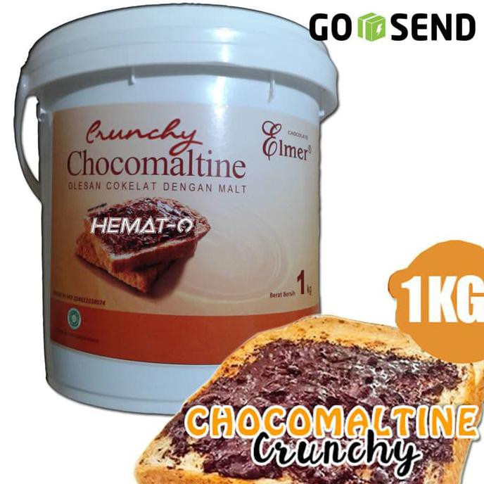 

(GROSIR GoSend) Elmer Chocomaltine Crunchy 1 Kg (Kemasan Original)