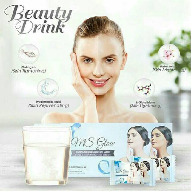 ECER GLUTA DRINK MS GLOW BEAUTY DRINK MS GLOW ECER