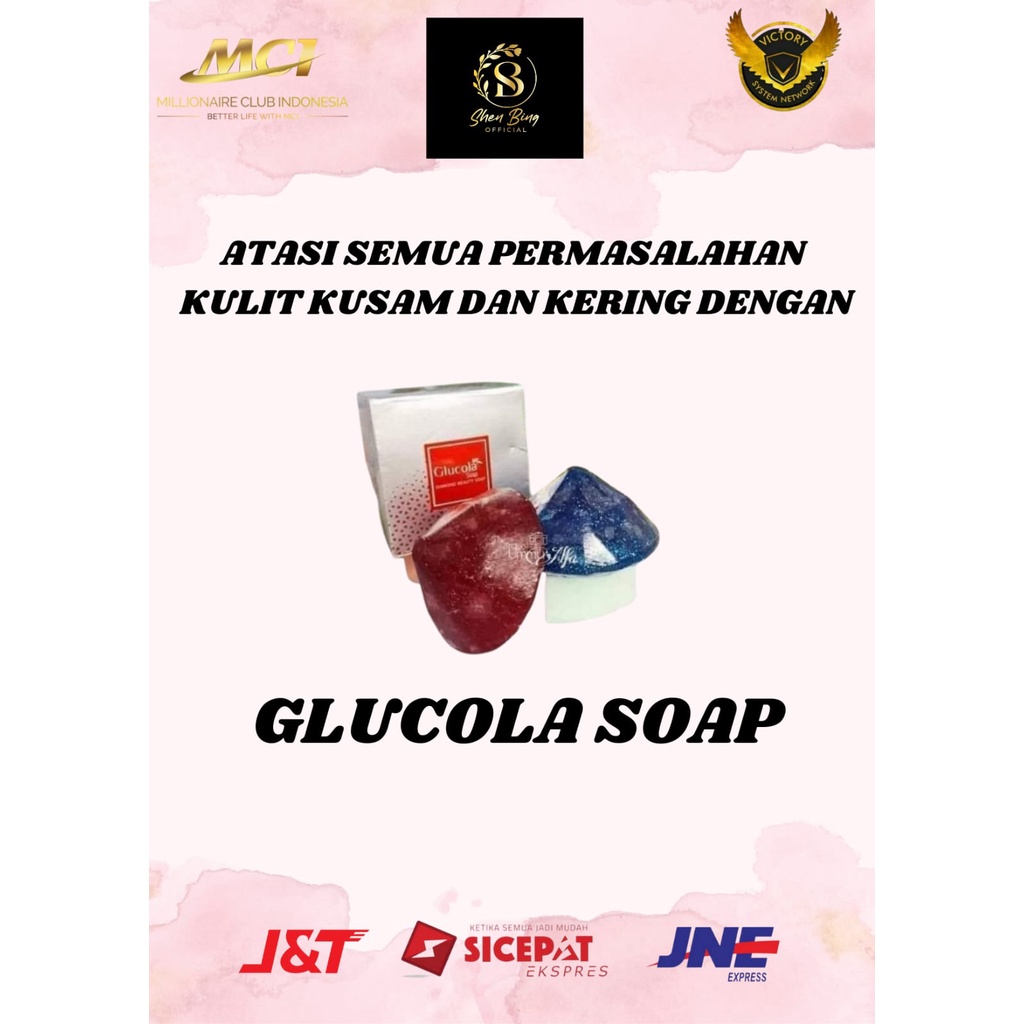 SABUN PENCERAH KULIT WAJAH ATASI KULIT KUSAM | GLUCOLA SOAP MCI | #FLEK HITAM #KULITKUSAM