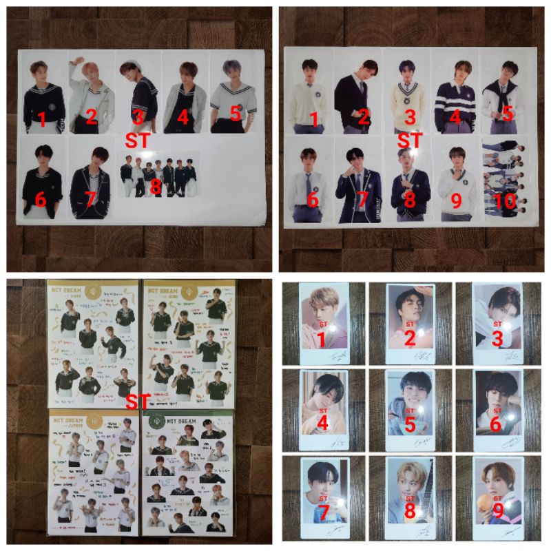 Merchandise Back To School Kit 127 Dream Clear Bookmark Sticker & Photocard Nature Republic Daily Ta