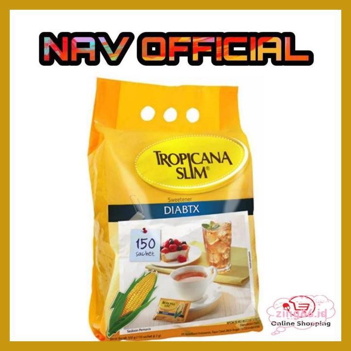 

4R6Ey46- Tropicana Slim Sweetener Diabtx 150 Sachet R7Eye59-
